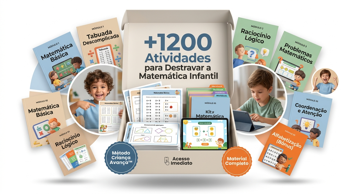 Método Criança Avança — material completo de matemática